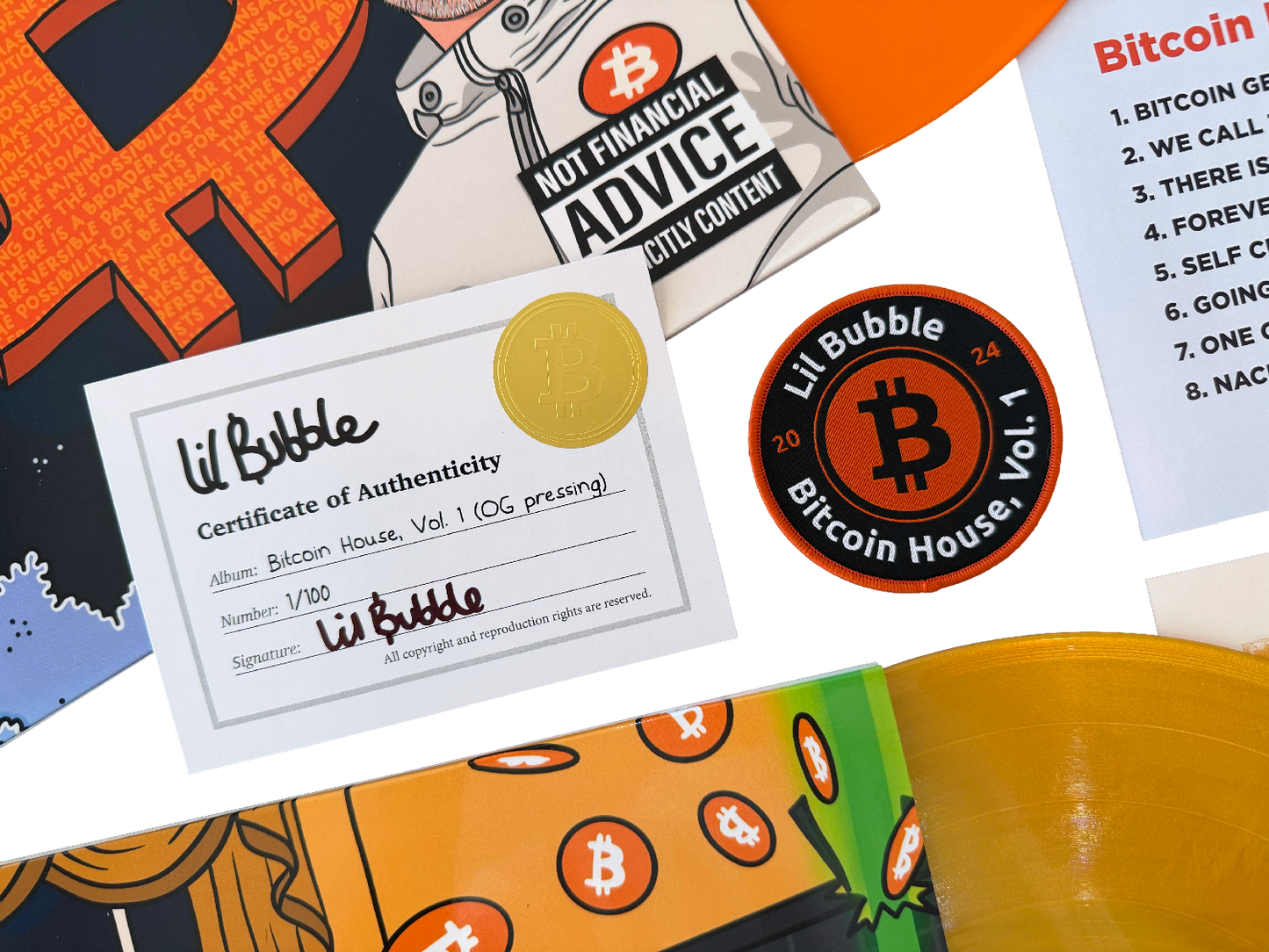 Bitcoin House Vol. 2 (Gold Vinyl)